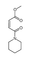 Maleinsaeure-methylester-piperidid结构式
