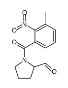 N-(3-methyl-2-nitrobenzoyl)pyrrolidine-2-carboxaldehyde Structure