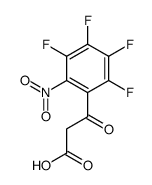 6-Nitro-2,3,4,5-tetrafluorobenzoylacetate structure