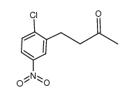4-(2-chloro-5-nitrophenyl)-butan-2-one Structure