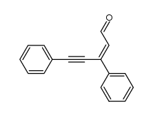 (Z)-5-(4-methylphenyl)-3-phenylpent-2-en-4-ynal Structure