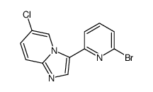 3-(6-bromopyridin-2-yl)-6-chloroimidazo[1,2-a]pyridine Structure