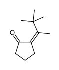 2-(3,3-dimethylbutan-2-ylidene)cyclopentan-1-one Structure