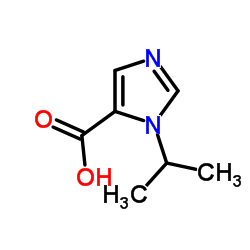 1-isopropyl-1H-imidazole-5-carboxylic acid structure