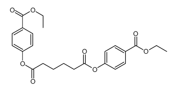 bis(4-ethoxycarbonylphenyl) hexanedioate Structure