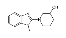 1-(1-methylbenzimidazol-2-yl)piperidin-3-ol Structure