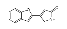 4-(benzofuran-2-yl)-1H-pyrrol-2(5H)-one Structure