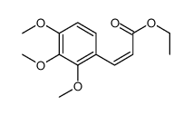 ethyl 3-(2,3,4-trimethoxyphenyl)prop-2-enoate Structure