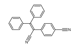 1-cyano-1-(p-cyanophenyl)-2,2-diphenyethylene Structure