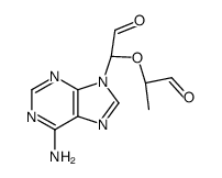 2-[1-(6-amino-purin-9-yl)-2-oxo-ethoxy]-propionaldehyde Structure