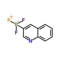 Potassium quinoline-3-yltrifluoroborate Structure
