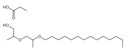 Propanol, 2-methyl-2-(tetradecyloxy)ethoxy-, propanoate Structure
