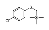(4-chlorophenyl)sulfanylmethyl-trimethylsilane结构式