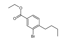 Ethyl 3-bromo-4-butylbenzoate Structure