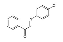 2-(4-chlorophenyl)imino-1-phenylethanone Structure