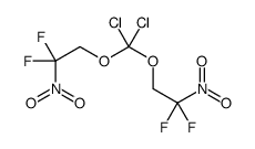 2-[dichloro-(2,2-difluoro-2-nitroethoxy)methoxy]-1,1-difluoro-1-nitroethane Structure