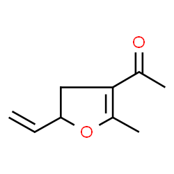 Ethanone, 1-(5-ethenyl-4,5-dihydro-2-methyl-3-furanyl)-, (-)- (9CI)结构式