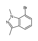 7-bromo-1,3-dimethyl-1H-indazole Structure