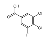 3,4-dichloro-5-fluorobenzoic acid structure