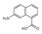 1-Naphthalenecarboxylicacid,7-amino-(9CI)结构式