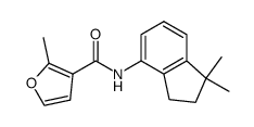 N-(1,1-dimethylindan-4-yl)-2-methyl-3-furan carboxamide Structure