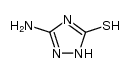 3-amino-5-mercapto-1H-1,2,4-triazole Structure