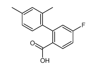 2-(2,4-dimethylphenyl)-4-fluorobenzoic acid Structure