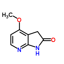 4-Methoxy-1,3-dihydro-2H-pyrrolo[2,3-b]pyridin-2-one Structure
