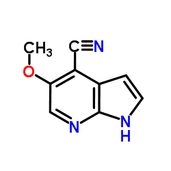 4-Cyano-5-Methoxy-7-azaindole结构式