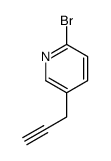 2-bromo-5-prop-2-ynylpyridine Structure