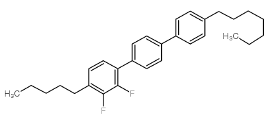 2,3-DIFLUORO-4''-HEPTYL-4-PENTYLTERPHENYL Structure