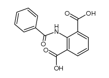 2-benzoylamino-isophthalic acid结构式