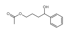 4-acetoxy-1-phenylbutan-1-ol结构式