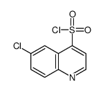 6-chloroquinoline-4-sulfonyl chloride Structure