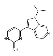 4-(1-异丙基-1H-吡咯并[2,3-c]吡啶-3-基)嘧啶-2-胺结构式