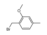 2-methoxy-4-methylbenzyl bromide Structure