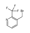 3-(Bromomethyl)-2-(trifluoromethyl)pyridine structure