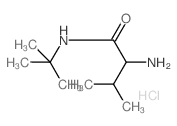 2-Amino-N-(tert-butyl)-3-methylbutanamide hydrochloride Structure