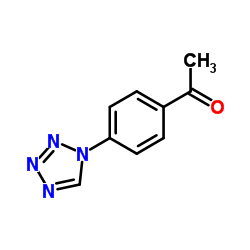 1-(4-TETRAZOL-1-YL-PHENYL)-ETHANONE结构式