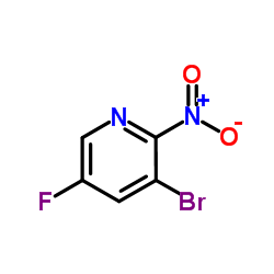 3-Bromo-5-fluoro-2-nitropyridine structure
