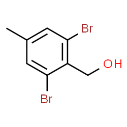 (2,6-Dibromo-4-methylphenyl)methanol Structure