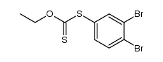 O-Ethyl S-(3,4-dibromophenyl)xanthate结构式