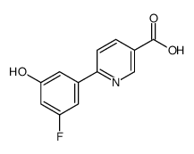 6-(3-fluoro-5-hydroxyphenyl)pyridine-3-carboxylic acid Structure