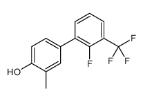 4-[2-fluoro-3-(trifluoromethyl)phenyl]-2-methylphenol结构式