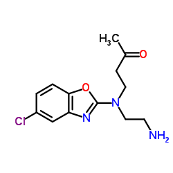 4-[(2-Aminoethyl)(5-chloro-2-benzoxazolyl)amino]-2-butanone Structure