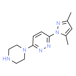 3-(3,5-Dimethyl-pyrazol-1-yl)-6-piperazin-1-yl-pyridazine Structure