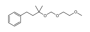 (3-((2-methoxyethoxy)methoxy)-3-methylbutyl)benzene Structure