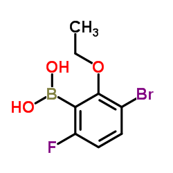 5-Bromo-2-fluoro-6-ethoxyphenylboronic acid Structure