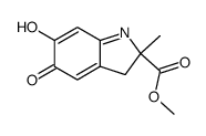 2-methyldopachrome methyl ester Structure