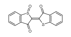 (+/-)-(E)-1-oxo-1λ4-[2,2']bi[benzo[b]thiophenylidene]-3,3'-dione结构式